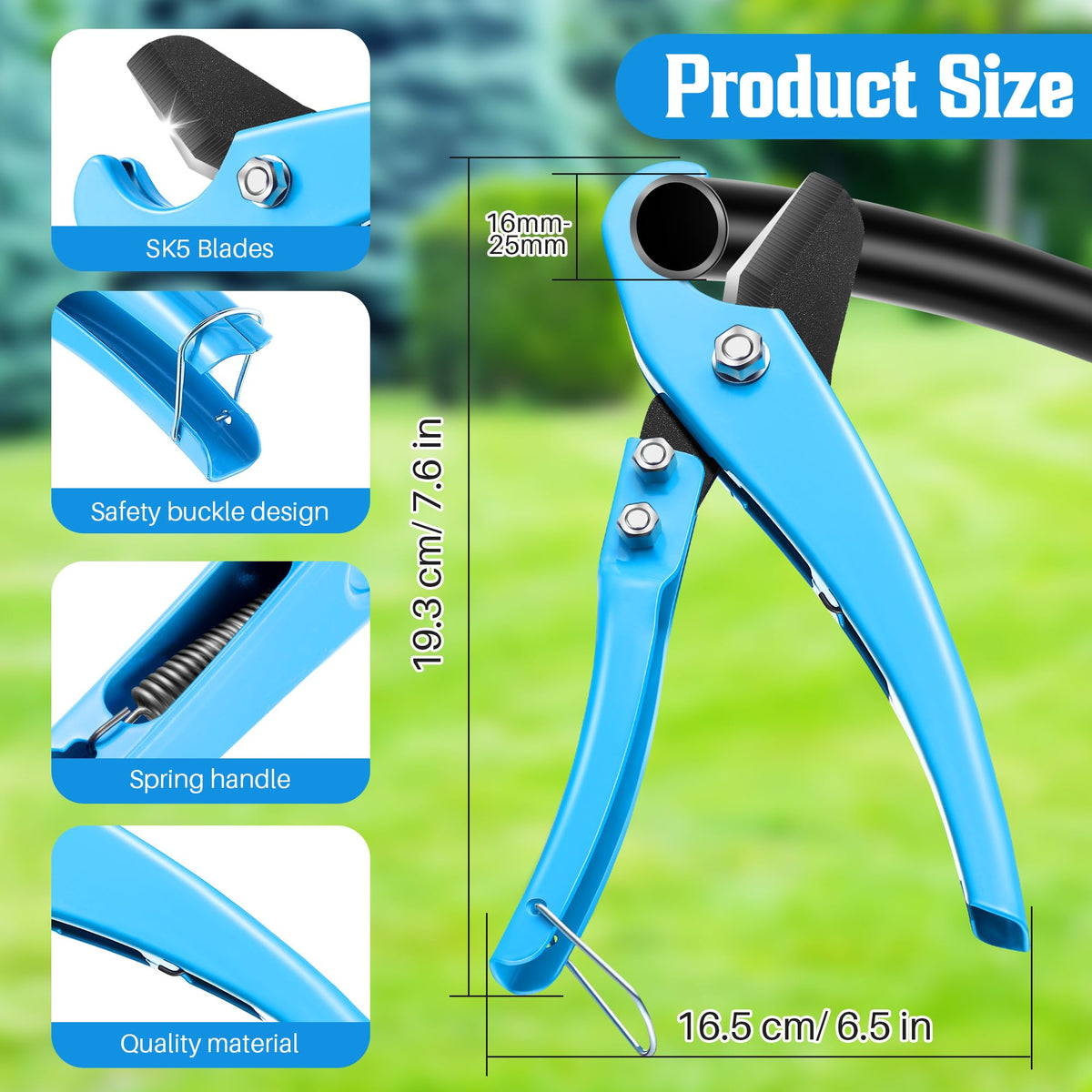 Feekoon drip tube cutter with smooth edge for clean cuts