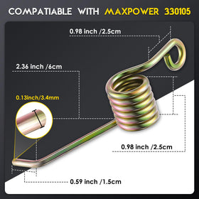 Feekoon springs compatible with Maxpower 330105 help maintain dethatching efficiency