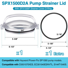 Feekoon pump lid with included O-ring ensures a secure seal