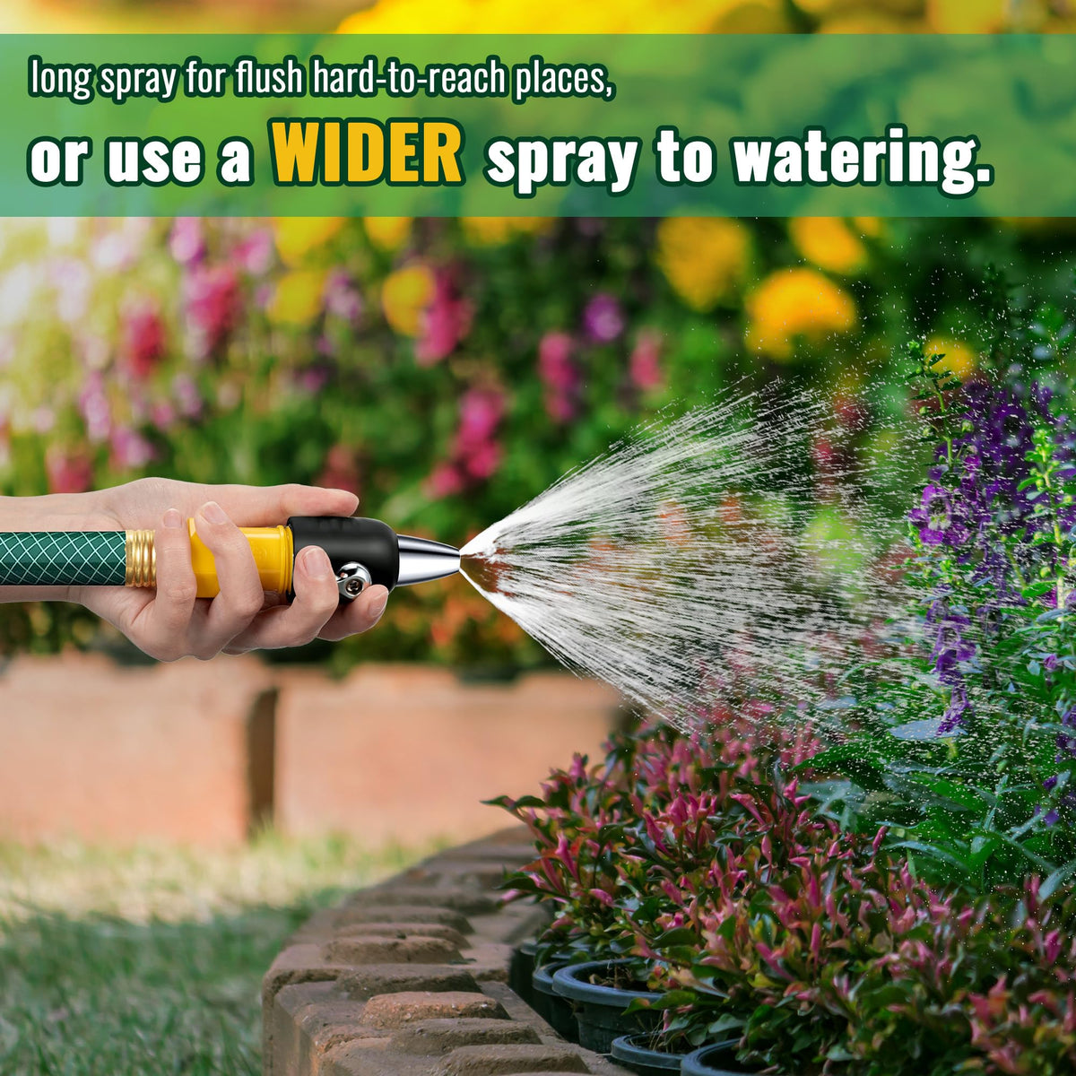 Feekoon sidewalk and driveway cleaning with strong jet spray.