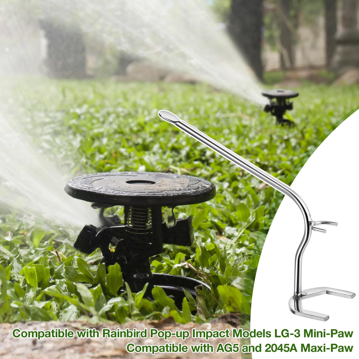 Feekoon sprinkler wrench AG5 compatibility enables accurate spray control.