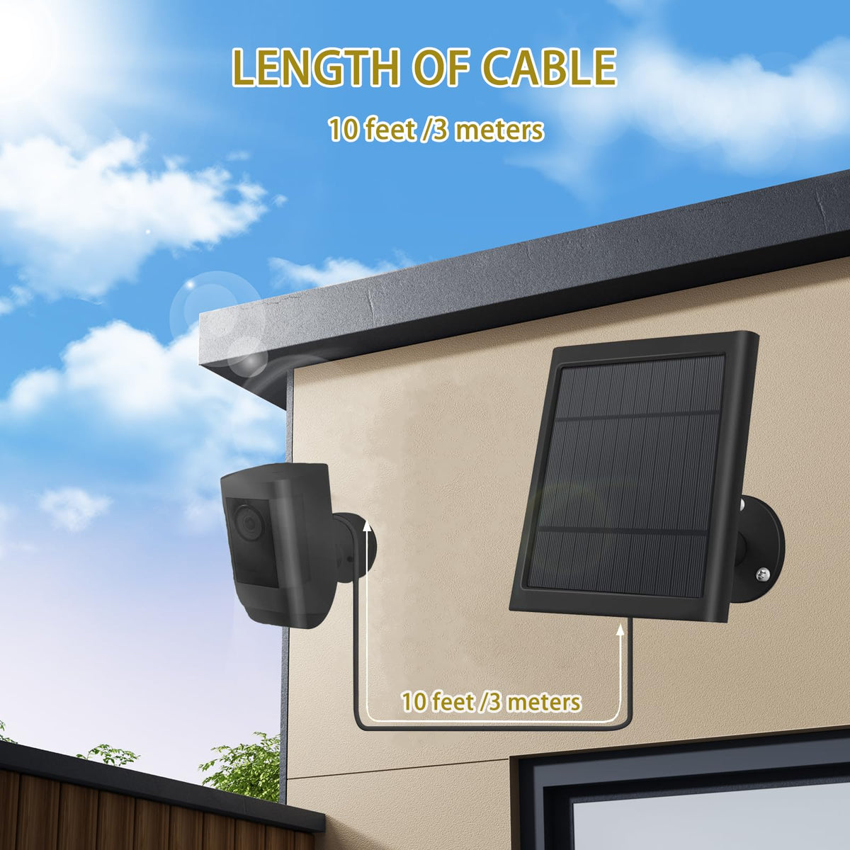 Fehuatenda Ring Pro wireless outdoor solar panel designed for resilience.