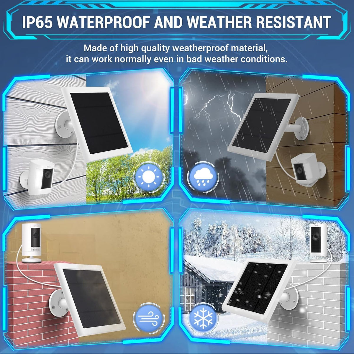 Fehuatenda wireless setup simplifies outdoor camera installation.