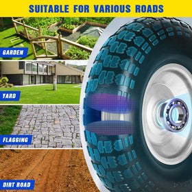 FEILOONG universal compatibility with carts, hand trucks, and garden gear.