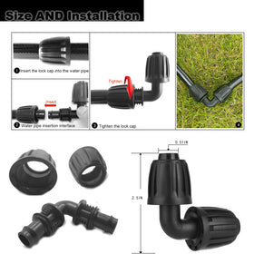FeimiChen barbed lock nut elbow ensures secure, leak-free connections for outdoor systems.