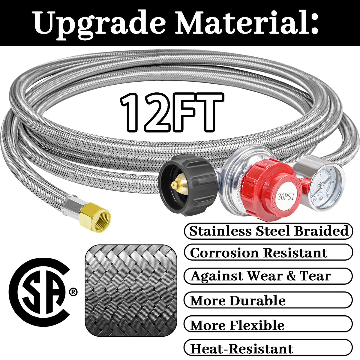 Feirenql brass orifice connector 3/8 flare supports versatile fittings.