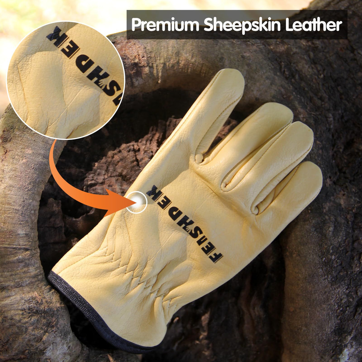 FEISHDEK kids glove back breathable fabric keeps hands cool.