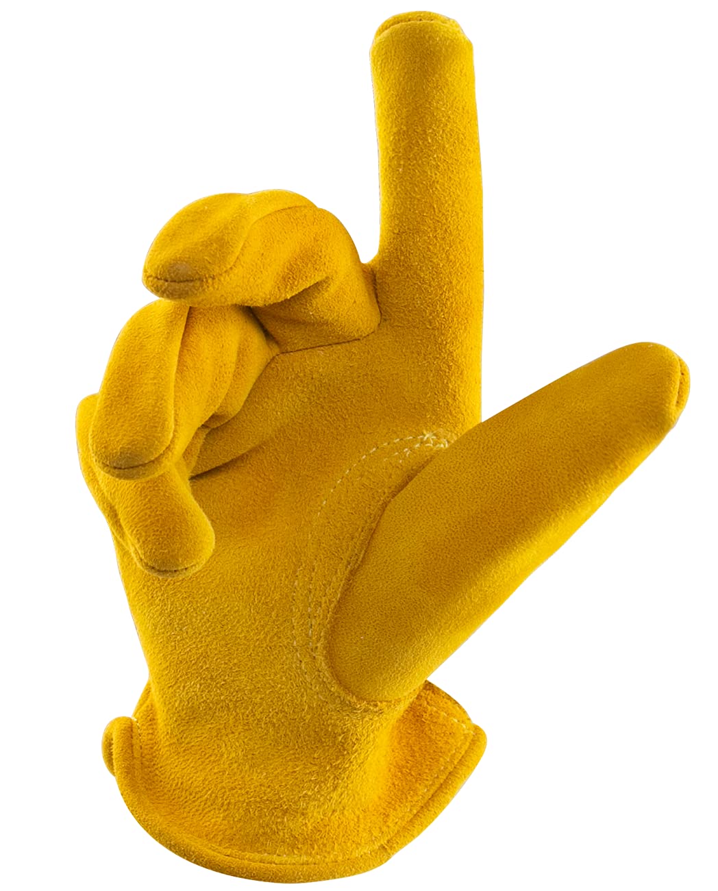 FEISHDEK kids work gloves adjustable strap for quick secure fit