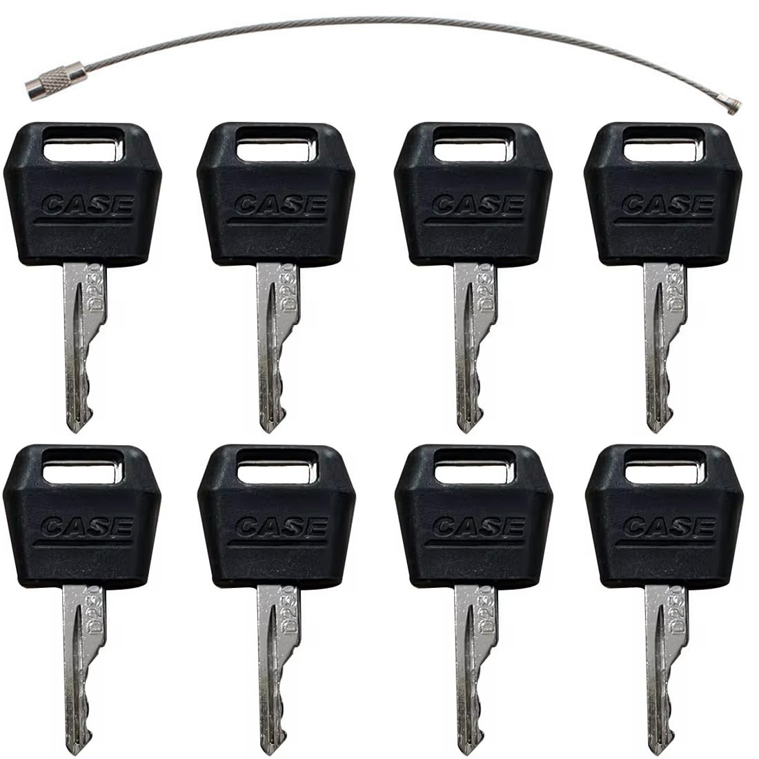Feishunteng D250 ignition keys for Case IH tractors ready for reliable starts