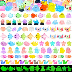 Feivando luminous mini ocean animals pack for decorative glow-in-the-dark display