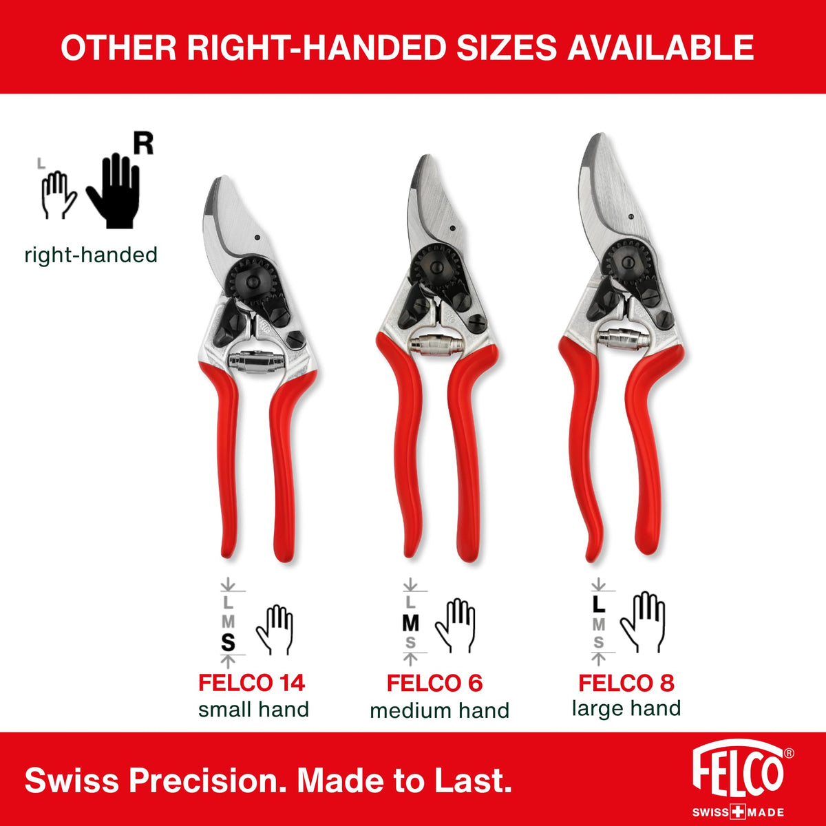 FELCO F5 replaceable parts extend tool life and maintain performance.