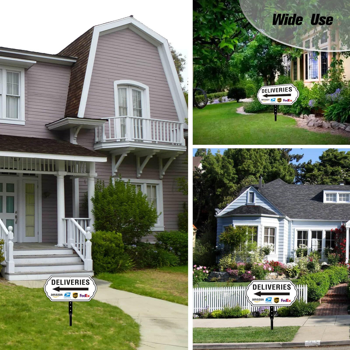 Felexdo Deliveries Sign bold lettering enhances readability in bright or shaded areas.