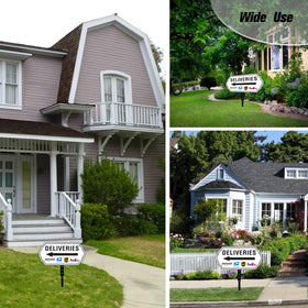 Felexdo Deliveries Sign bold lettering enhances readability in bright or shaded areas.