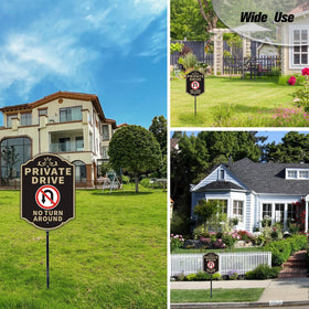 Felexdo outdoor sign for private property clearly marks boundaries.