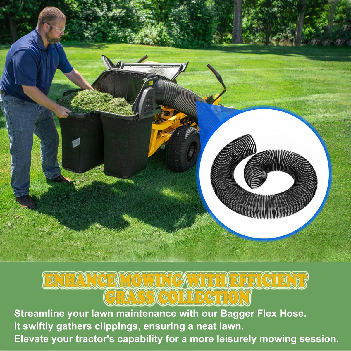 Compatible FELHOOD hose for several bagger kits across models