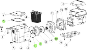 FELHOOD PS-201 seal included ensures reliable compatibility with Hayward SP models.