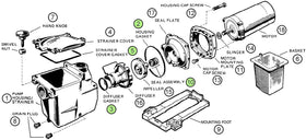 FELHOOD SPX1600T housing gasket provides leak protection and easy maintenance.