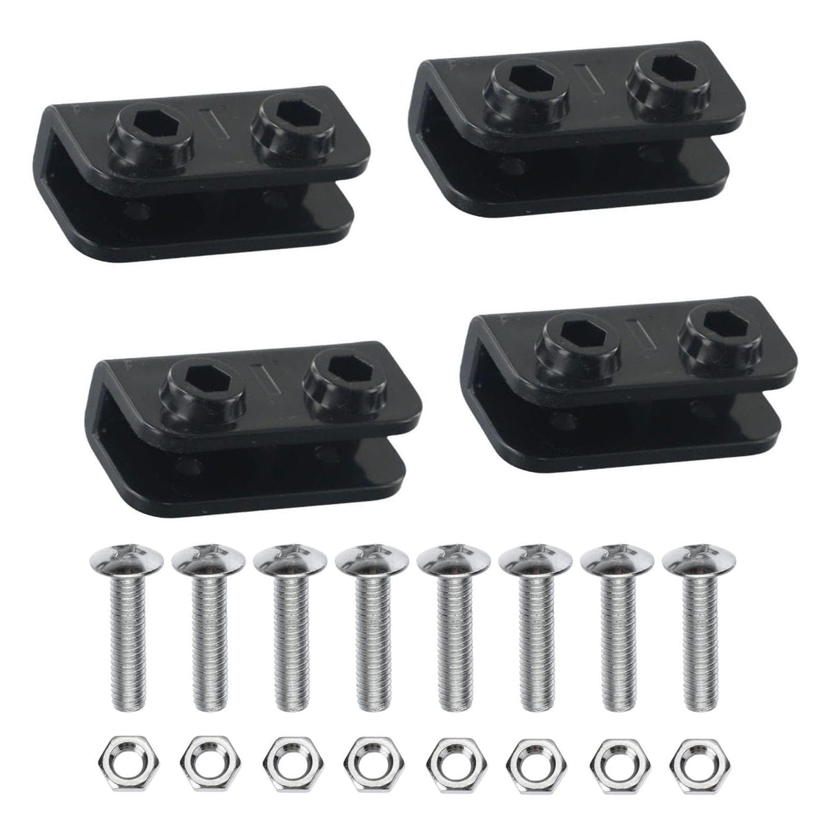 Femory two-way popup connector assembly for quick tent setup and repairs