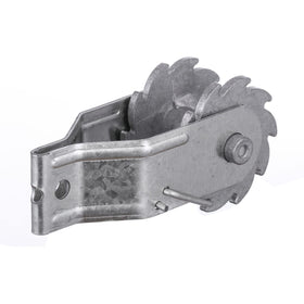 FENCE SHOCK aluminum casting detail highlighting sturdy construction for durability.