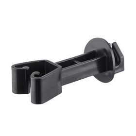 FENCE SHOCK extended-insulator-3-3-4-inch extends the electric barrier on chain-link fences.