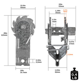 FENCE SHOCK insulated loop top enables easy wire insertion and setup.