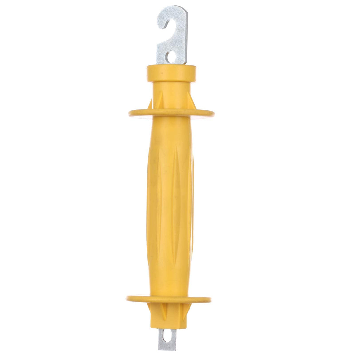 FENCE SHOCK yellow handle grip view shows deep ribs for secure handling