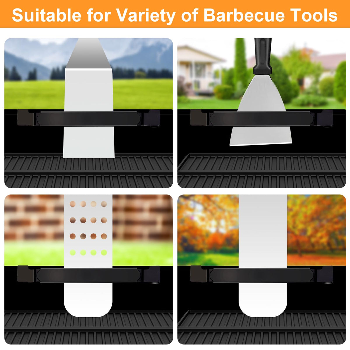 FENGWANGLI spatula holder grill compatibility across major brands.
