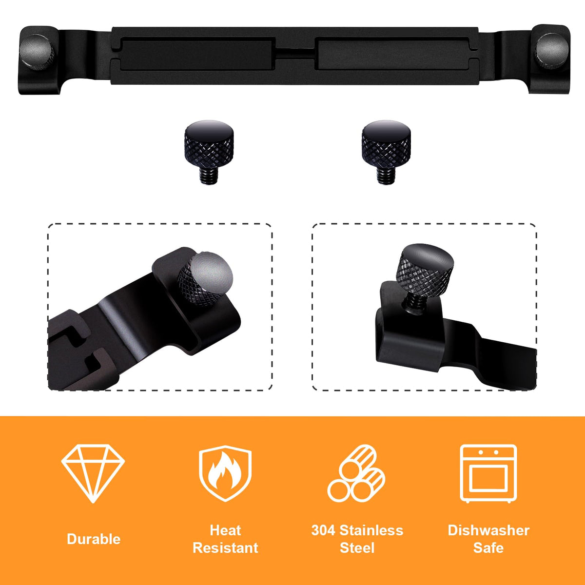 FENGWANGLI spatula holder knurled screws secure with firm grip.
