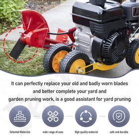 Durable steel blade designed to replace worn parts for clean cuts