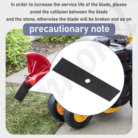 Edge protection tips help extend blade life during yard work