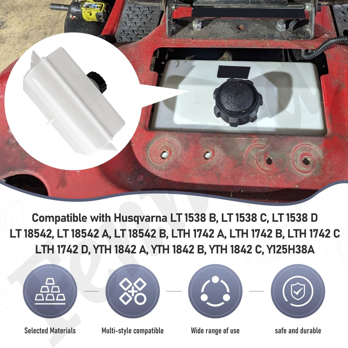 Fennoral fuel tank bottom connection, easy install