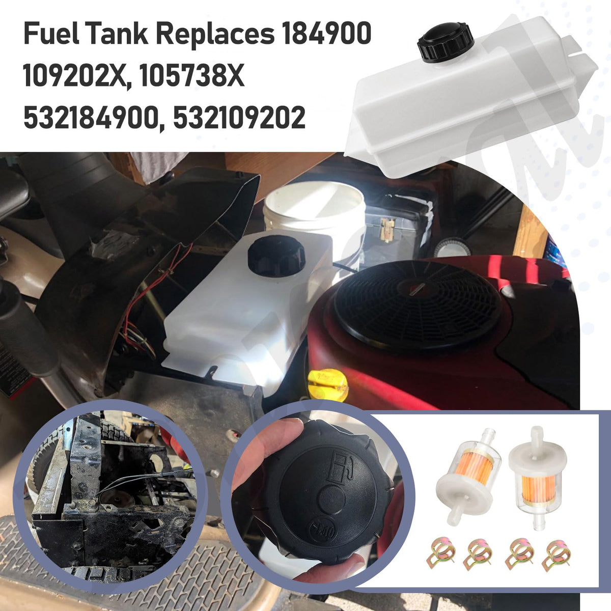 Fennoral fuel tank side-attachment area, alignment features