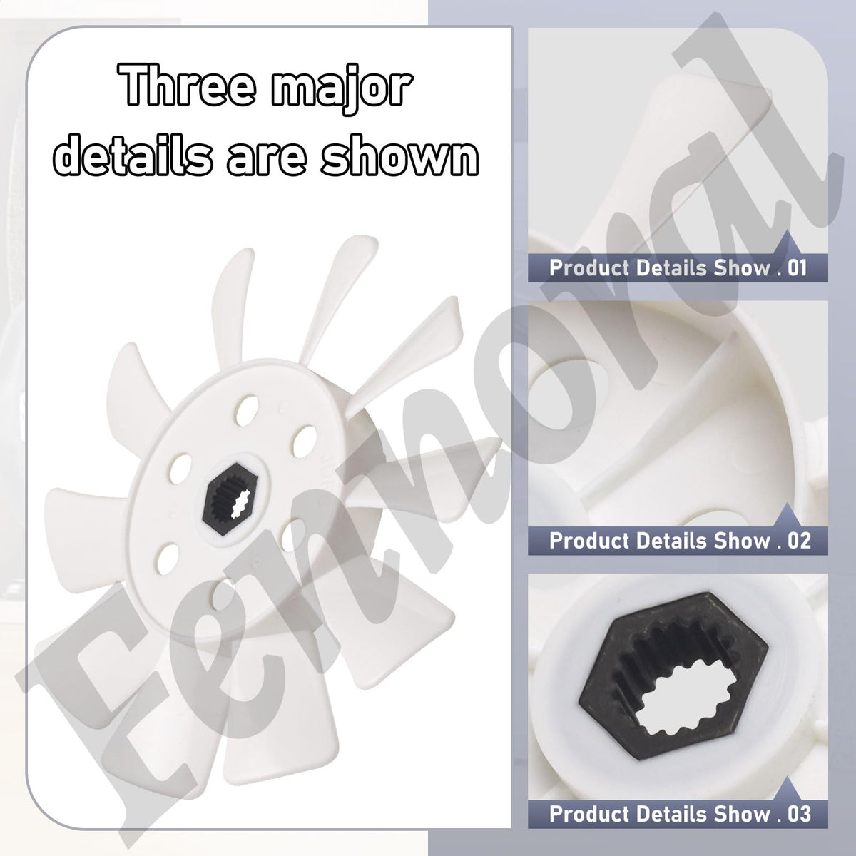 Fennoral M809036 compatibility list image highlights broad John Deere L-series compatibility.