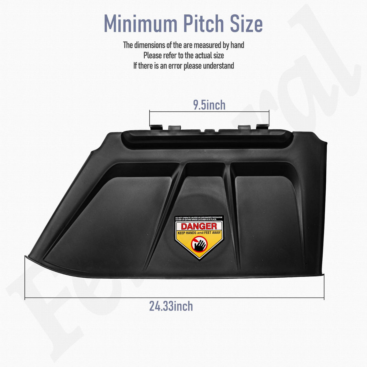 Fennoral 04795000 side discharge chute packaging shown for quick replacement.