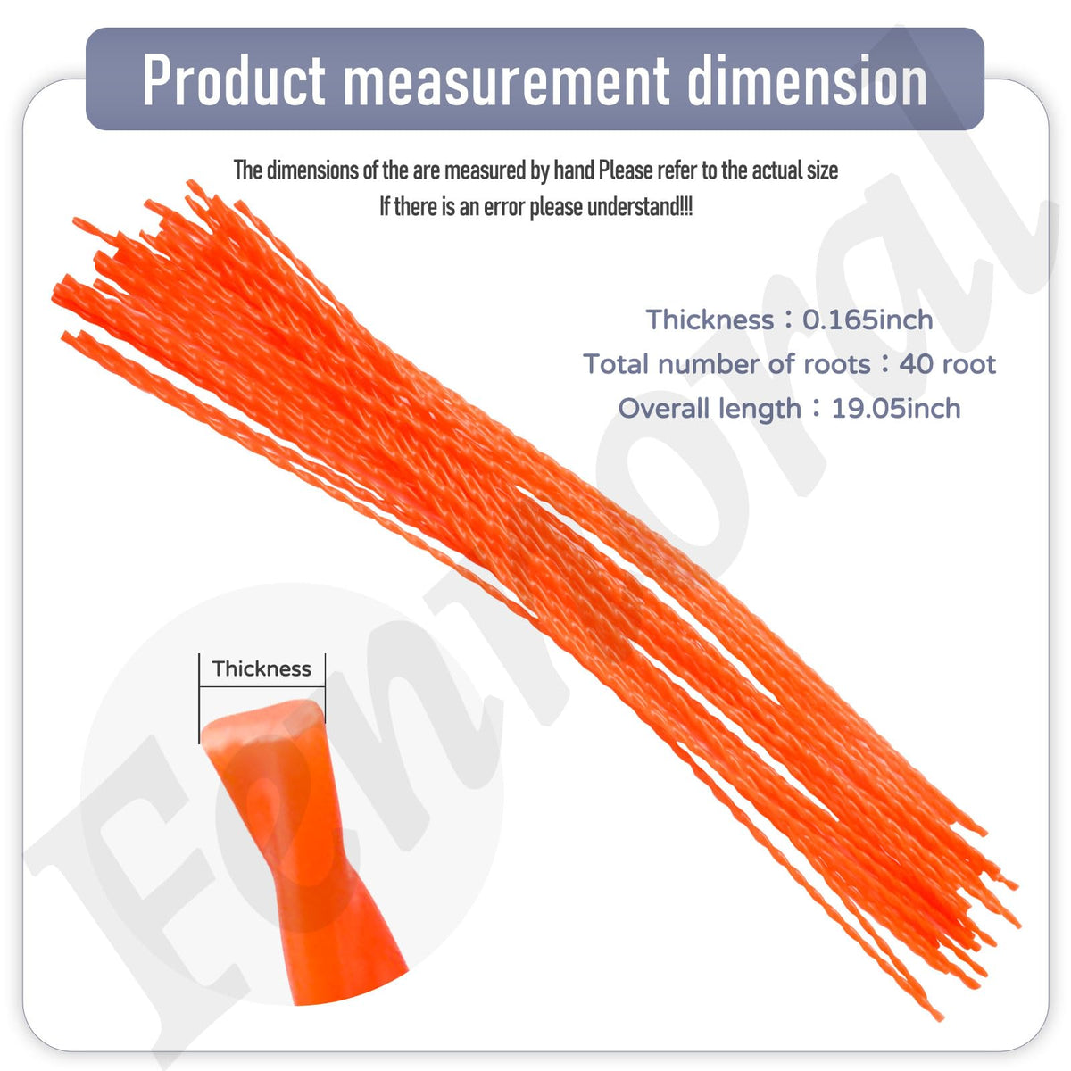 Fennoral trimmer line compatible with S-ENIX and Earth-Quake models