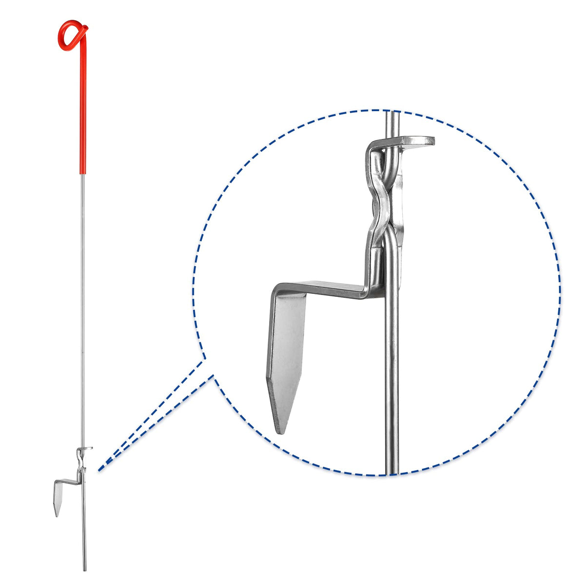 FENSMILE Fence Shock in garden use demonstrates quick, portable fencing solutions.