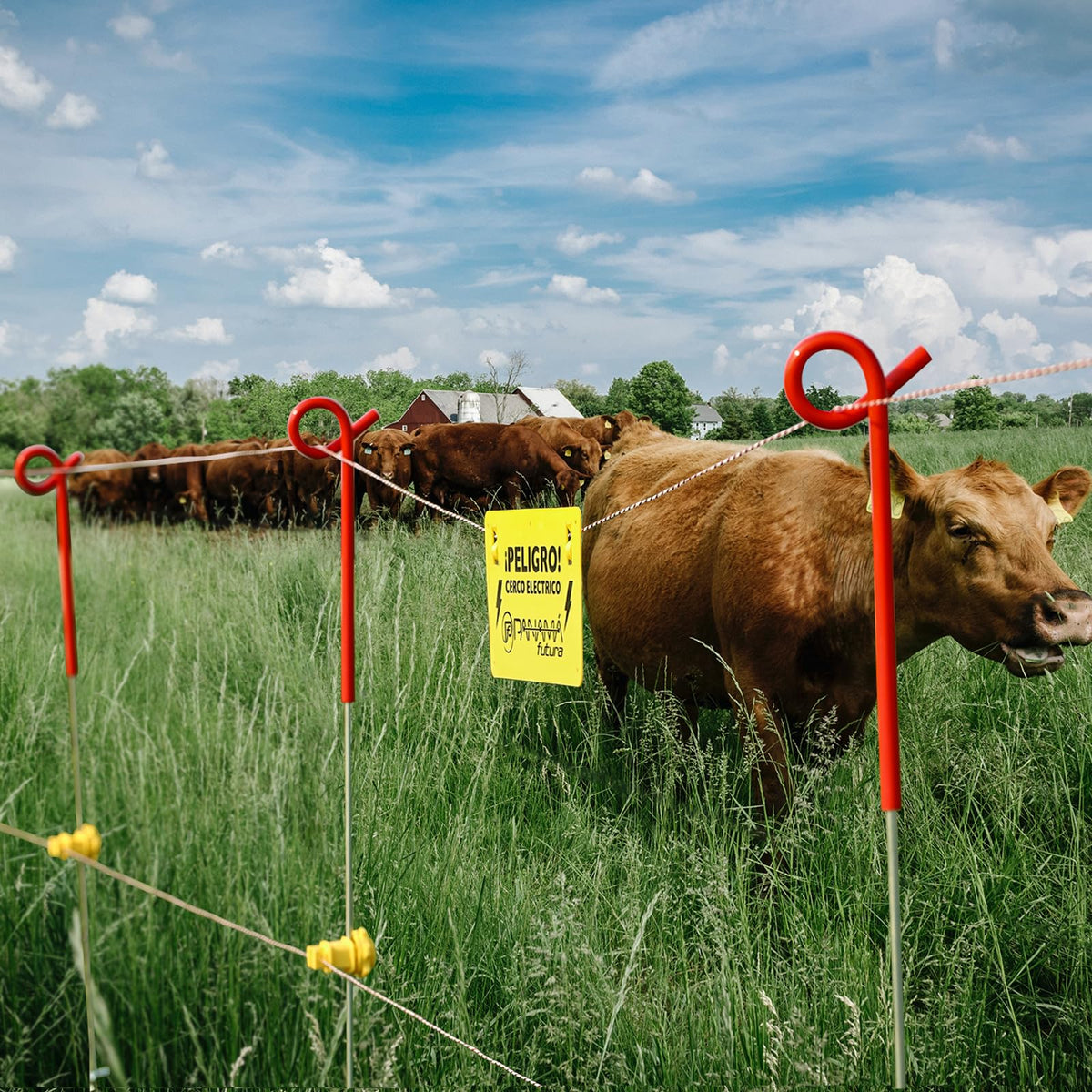 FENSMILE Fence Shock UV-stabilised pipe resists sun for extended outdoor life.