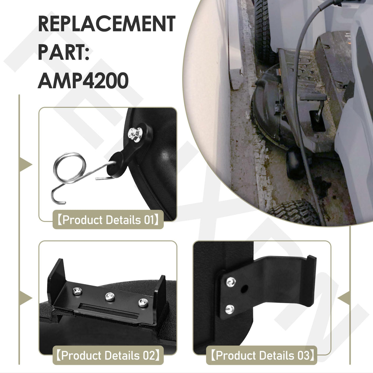 Durable construction of FENXDN AMP4200 mulch plug for outdoor use