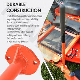 FENXDN durable-construction-handle withstands tough mowing.