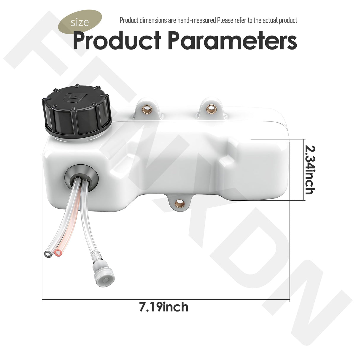 FENXDN fuel tank kit components shown for easy replacement.