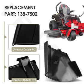 FENXDN 138-7502 deflector shield shown for Ex-Mark compatibility.