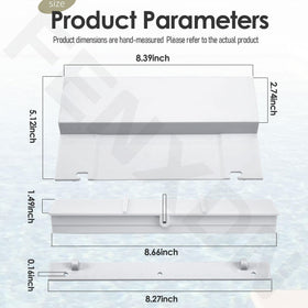 FENXDN SP1070 Weir Flap Door with precise 8-7/16 by 5-1/4 by 1-1/8 inches