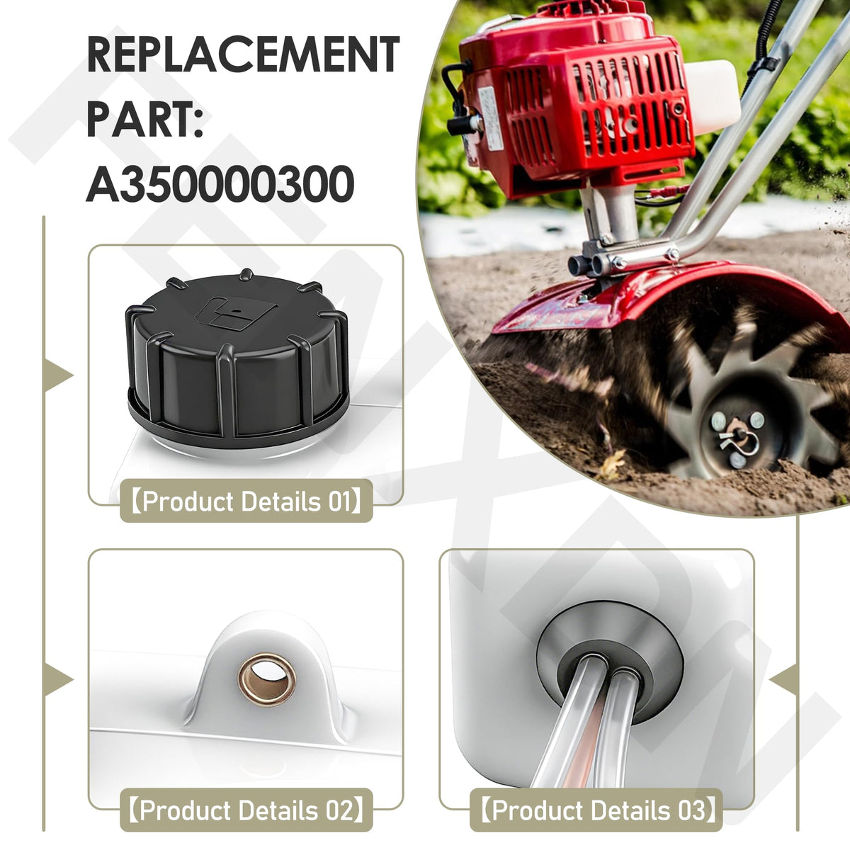 FENXDN 3-hole grommet compatibility image demonstrates secure mounting.