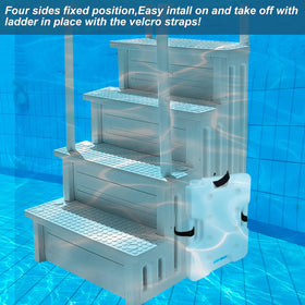 Feoang easy-stow weights when not in use for compact storage