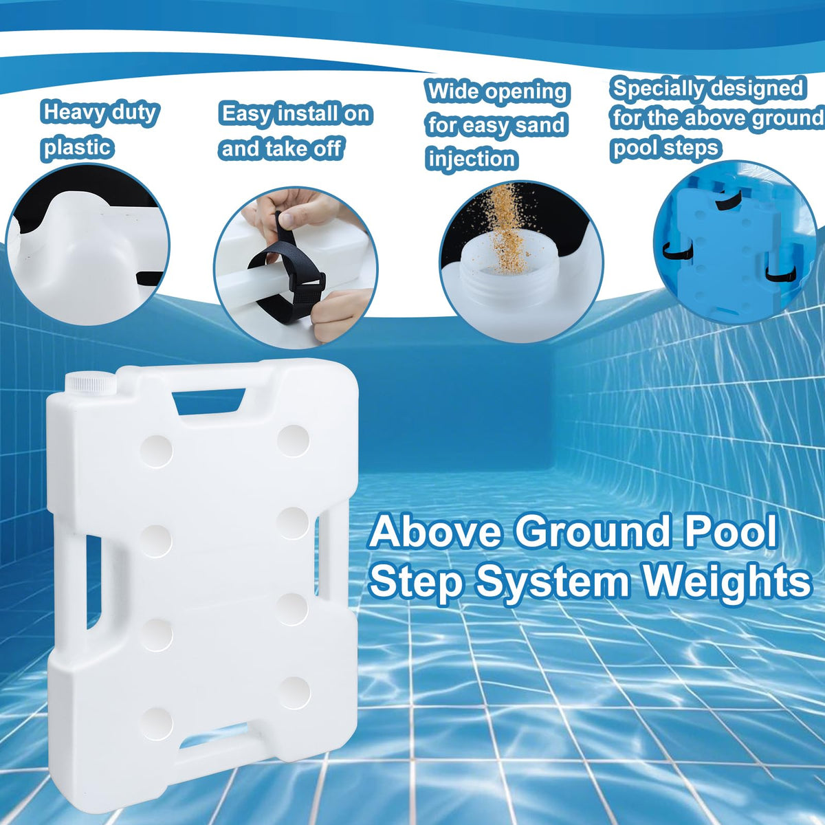 Feoang leakproof cap prevents sand leakage during use