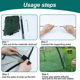 Feoang outdoor protection nets reduce bird damage.