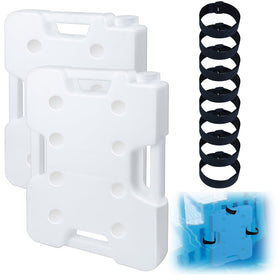 Feoang two-pack pool ladder weights stabilizing above-ground stairs for safer access