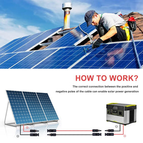 Feotech IP67 male and female connectors enable reliable solar wiring for marine or RV setups.
