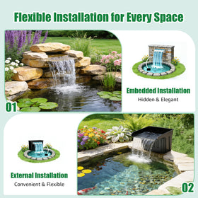 FEOXSHAL pump filter cage keeps media organized for efficient filtration.