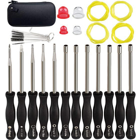 Ferilter 12-piece carburetor adjustment tool set with varied ends for precise tuning